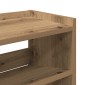 Ράφι παπουτσιών vidaXL Artisan Oak 80x25x100 cm Κατασκευασμένο ξύλο