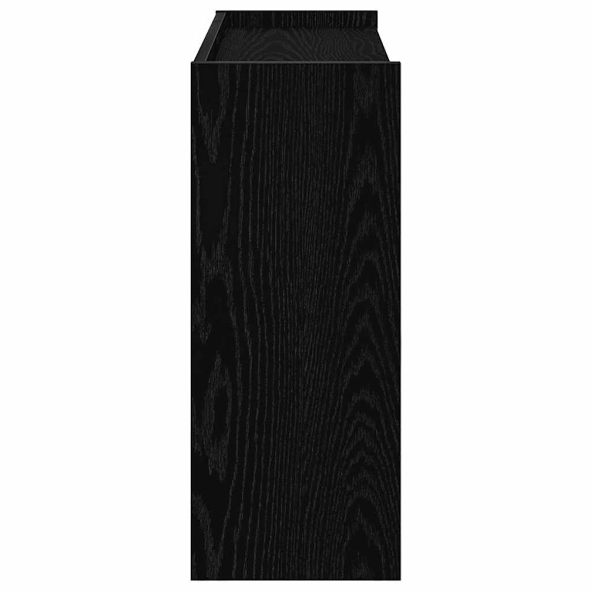 Ράφι παπουτσιών vidaXL Μαύρο 80x25x62 cm Κατασκευασμένο ξύλο