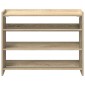 Ράφι παπουτσιών vidaXL Sonoma Oak 80x25x62 cm Κατασκευασμένο ξύλο