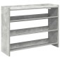 Ράφι παπουτσιών vidaXL Γκρι μπετόν 80x25x62 cm Κατασκευασμένο ξύλο