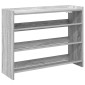 Ράφι παπουτσιών vidaXL Γκρι Sonoma 80x25x62 cm Κατασκευασμένο ξύλο