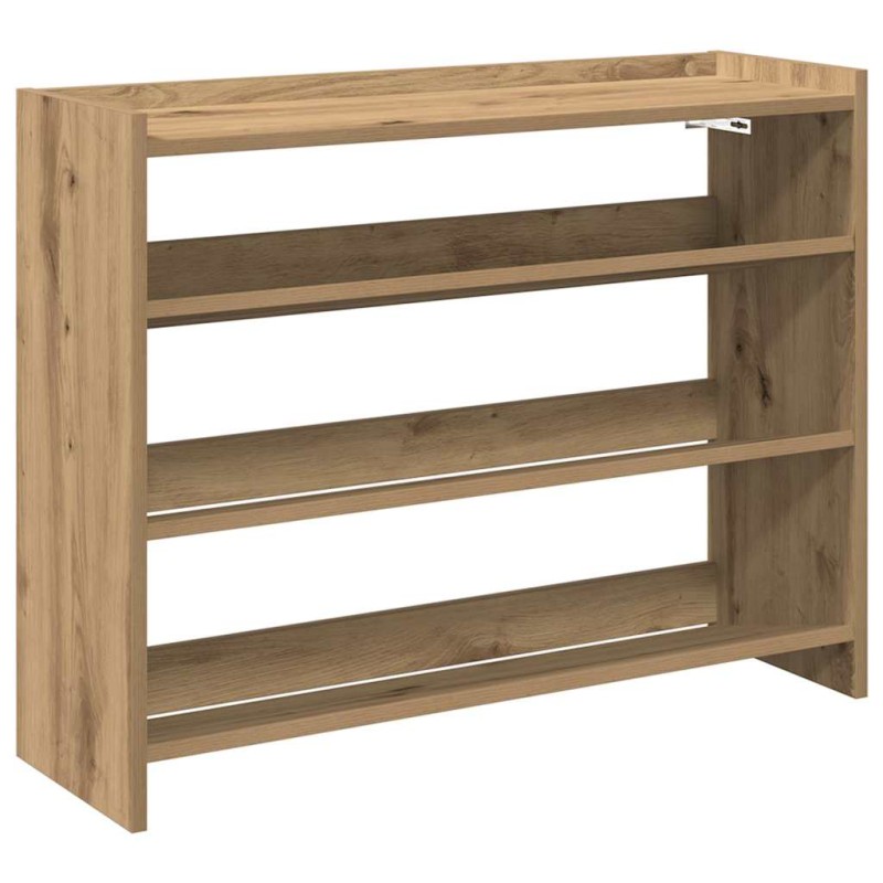 Ράφι παπουτσιών vidaXL Artisan Oak 80x25x62 cm Κατασκευασμένο ξύλο