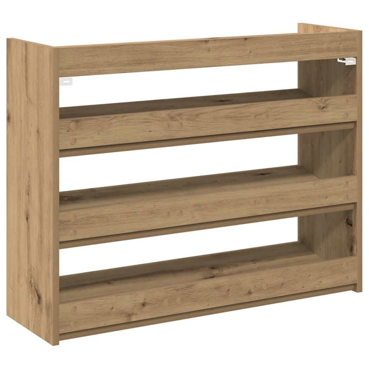 Ράφι παπουτσιών vidaXL Artisan Oak 80x25x62 cm Κατασκευασμένο ξύλο