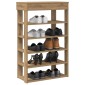 Ράφι παπουτσιών vidaXL Artisan Oak 60x30x98 cm Κατασκευασμένο ξύλο