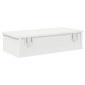 vidaXL Ράφι τοίχου με συρτάρια Λευκό 60x28x15 cm Κατασκευασμένο ξύλο