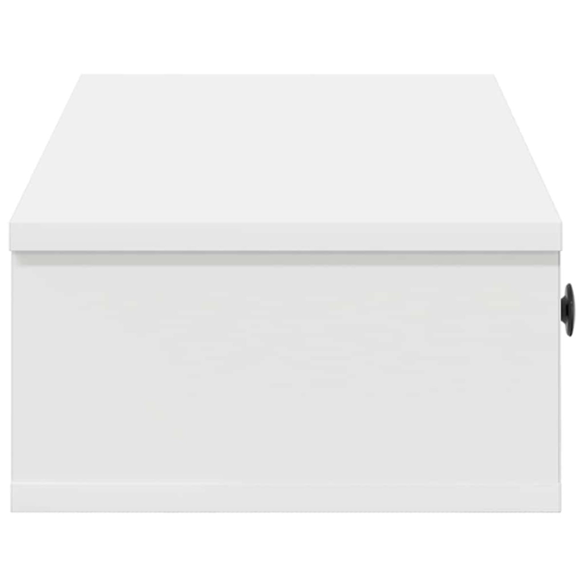 vidaXL Ράφι τοίχου με συρτάρια Λευκό 100x37,5x19 cm Ξύλινη κατασκευή