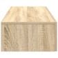 vidaXL Ράφι τοίχου με συρτάρια Δρυς sonoma 60x26,5x15 cm