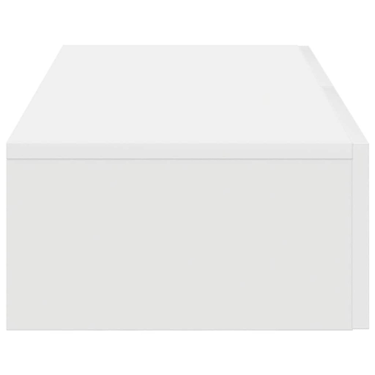 vidaXL Ράφι τοίχου με συρτάρια Λευκό 80x33x17 cm Κατασκευασμένο ξύλο