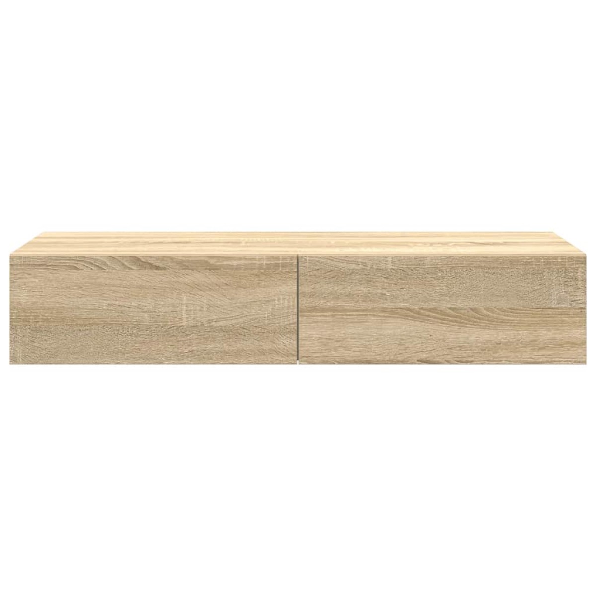 vidaXL Ράφι τοίχου με συρτάρια Sonoma Oak Κατασκευασμένο ξύλο