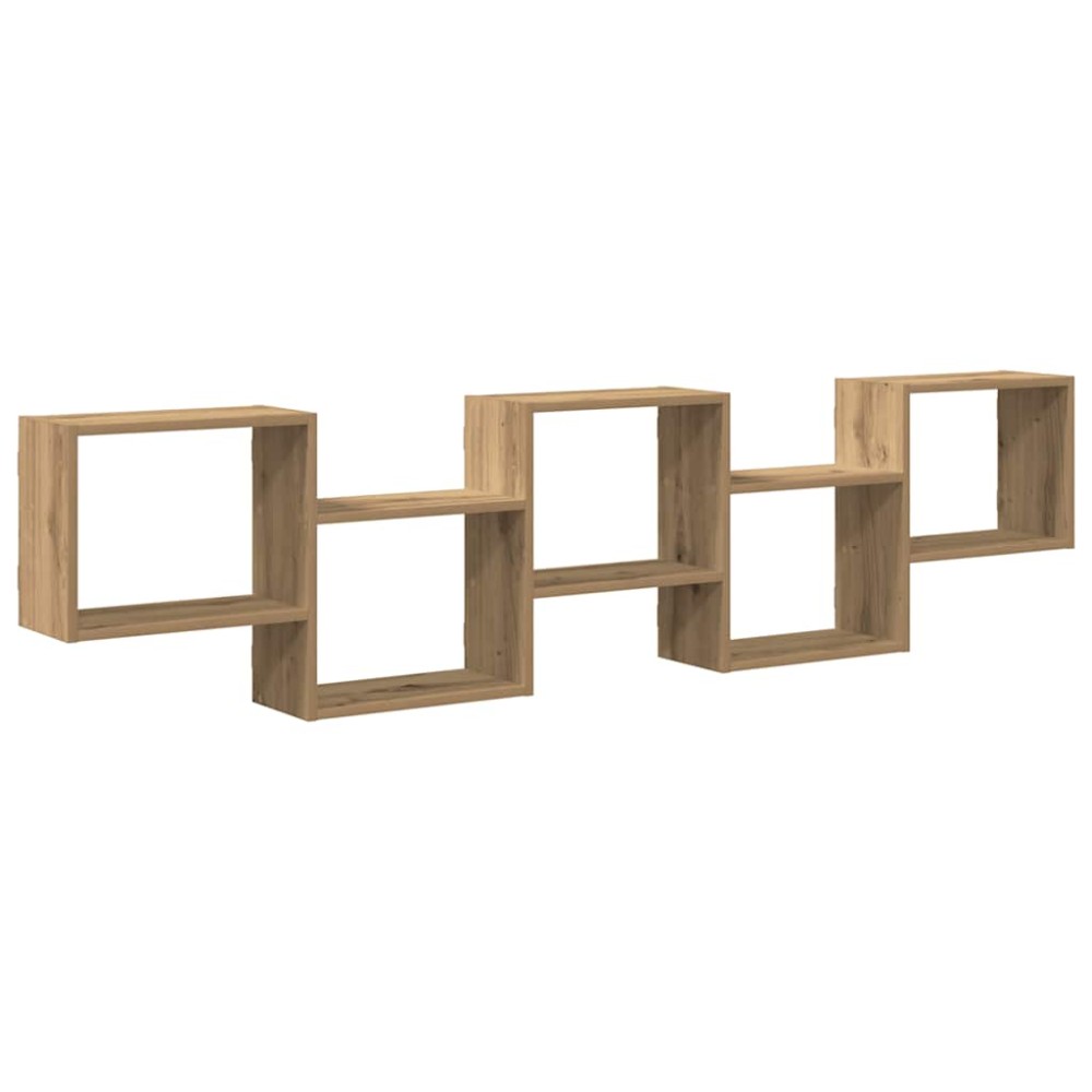 vidaXL Ράφι τοίχου με κύβους 5 διαμερισμάτων Engineered Wood