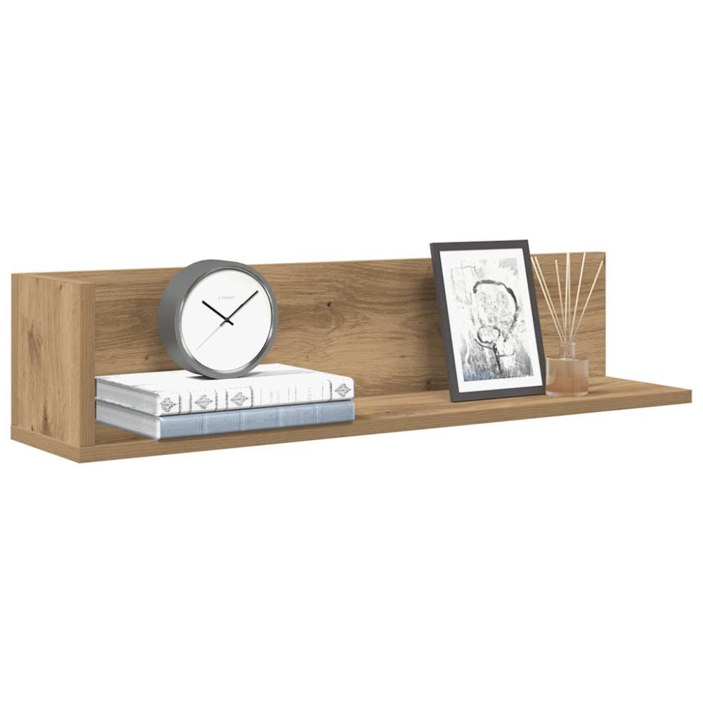 vidaXL Ράφια τοίχου 2 τεμάχια Artisan Oak Κατασκευασμένο ξύλο