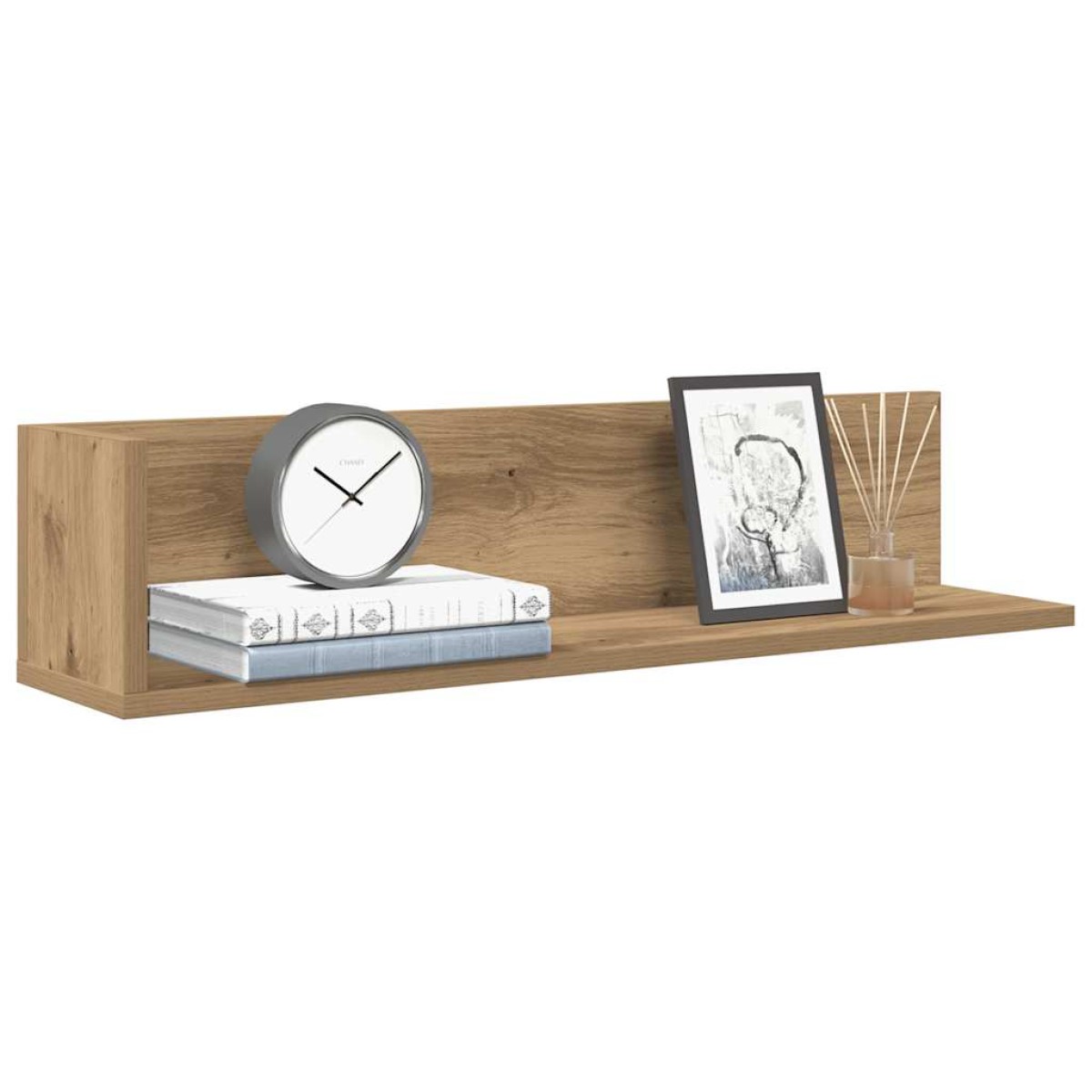 vidaXL Ράφια τοίχου 2 τεμάχια Artisan Oak Κατασκευασμένο ξύλο