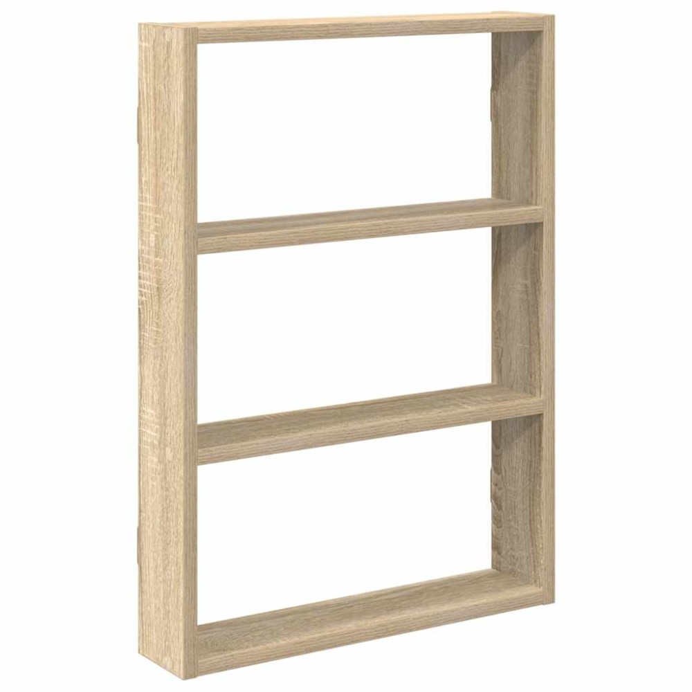 vidaXL Ραφιέρα Τοίχου Sonoma Δρυς 43x9x60 εκ. από Επεξεργ. Ξύλο