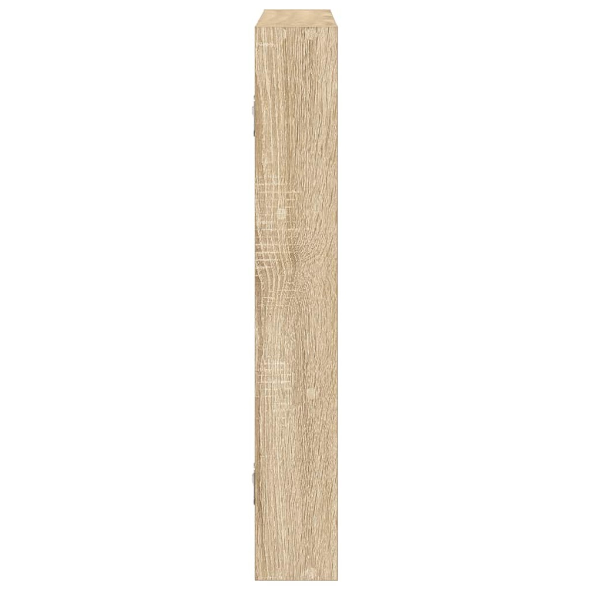 vidaXL Ραφιέρα Τοίχου Sonoma Δρυς 43x9x60 εκ. από Επεξεργ. Ξύλο