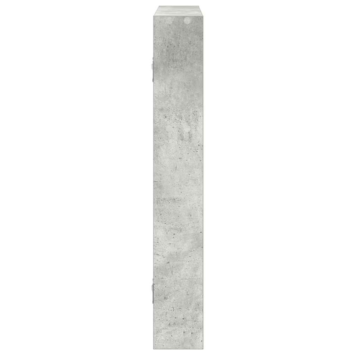 vidaXL Ράφι τοίχου από σκυρόδεμα γκρι 43x9x60 cm Κατασκευασμένο ξύλο