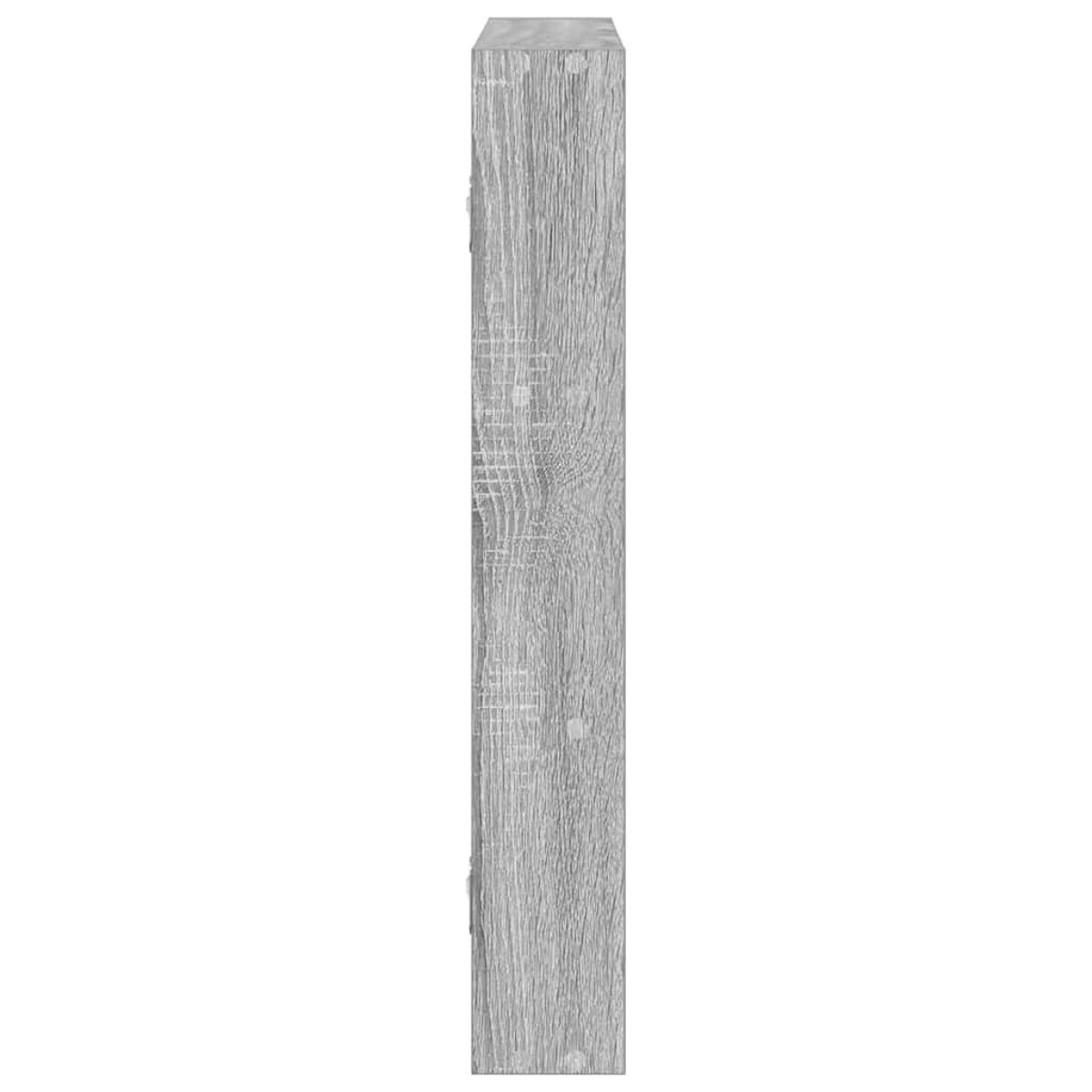 Ράφι τοίχου vidaXL Γκρι Sonoma 43x9x60 cm Κατασκευασμένο ξύλο