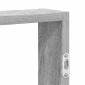 Ράφι τοίχου vidaXL Γκρι Sonoma 43x9x60 cm Κατασκευασμένο ξύλο