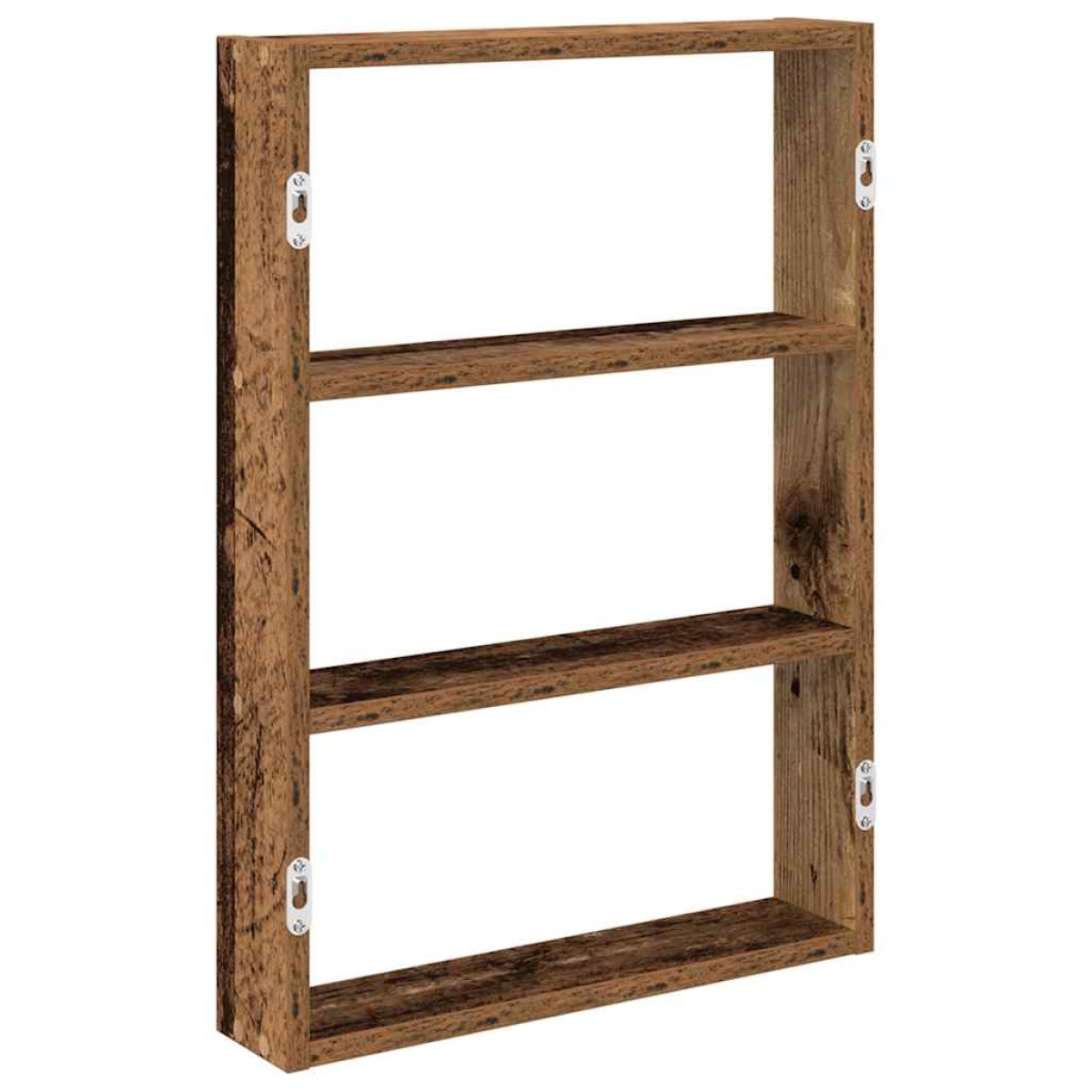 vidaXL Ράφι τοίχου Παλιό ξύλο 43x9x60 cm Κατασκευασμένο ξύλο