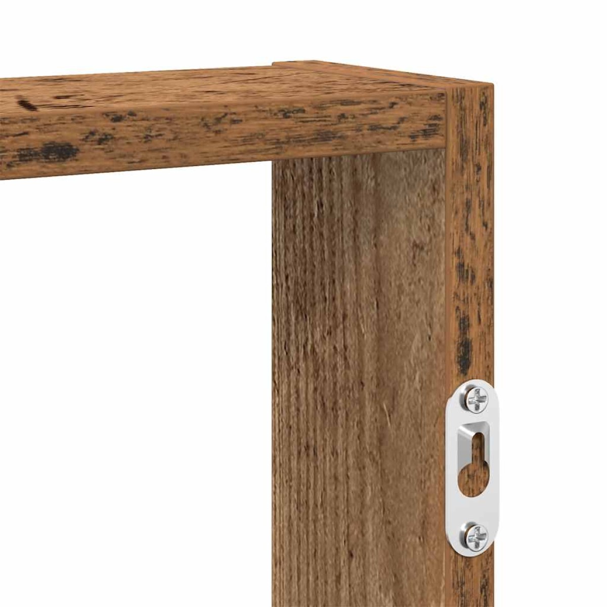 vidaXL Ράφι τοίχου Παλιό ξύλο 43x9x60 cm Κατασκευασμένο ξύλο