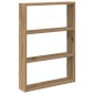 vidaXL Ράφι τοίχου Artisan Oak 43x9x60 cm Κατασκευασμένο ξύλο