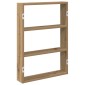 vidaXL Ράφι τοίχου Artisan Oak 43x9x60 cm Κατασκευασμένο ξύλο