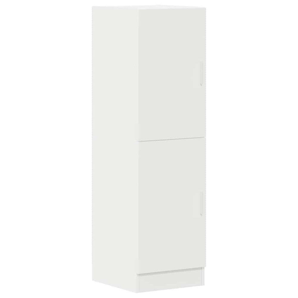 vidaXL Στήλη Κουζίνας Λευκή 38x41,5x131,5 εκ. από Επεξεργασμένο Ξύλο