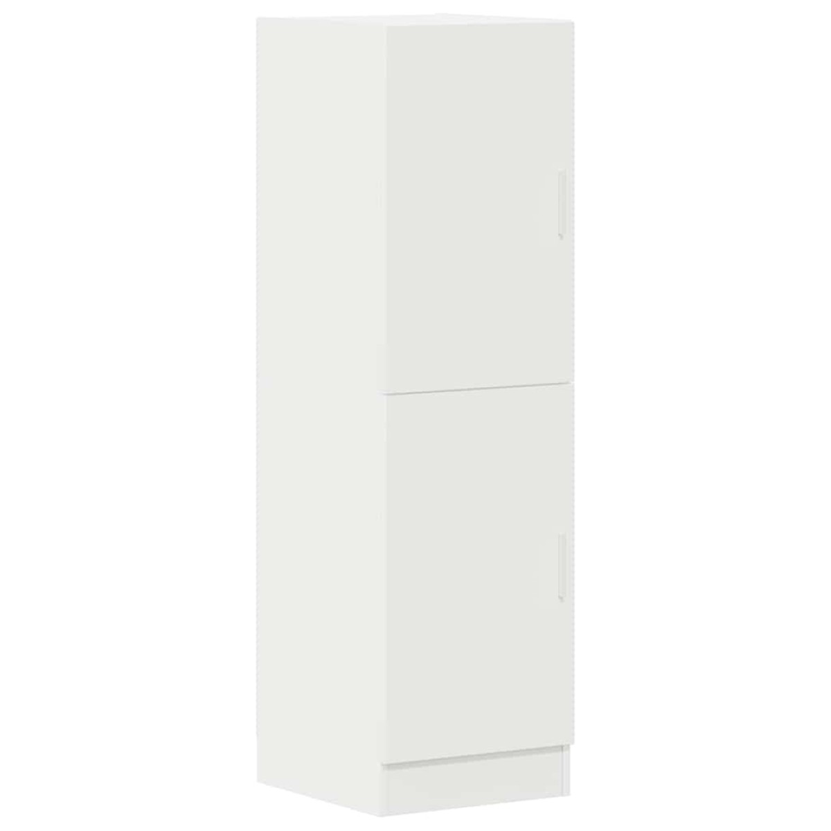 vidaXL Στήλη Κουζίνας Λευκή 38x41,5x131,5 εκ. από Επεξεργασμένο Ξύλο