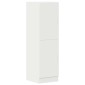 vidaXL Στήλη Κουζίνας Λευκή 38x41,5x131,5 εκ. από Επεξεργασμένο Ξύλο