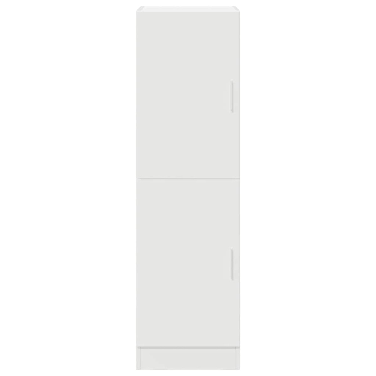 vidaXL Στήλη Κουζίνας Λευκή 38x41,5x131,5 εκ. από Επεξεργασμένο Ξύλο