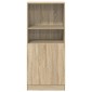vidaXL Στήλη Κουζίνας Sonoma Δρυς 57x41,5x131,5 εκ. Επεξεργασμένο Ξύλο