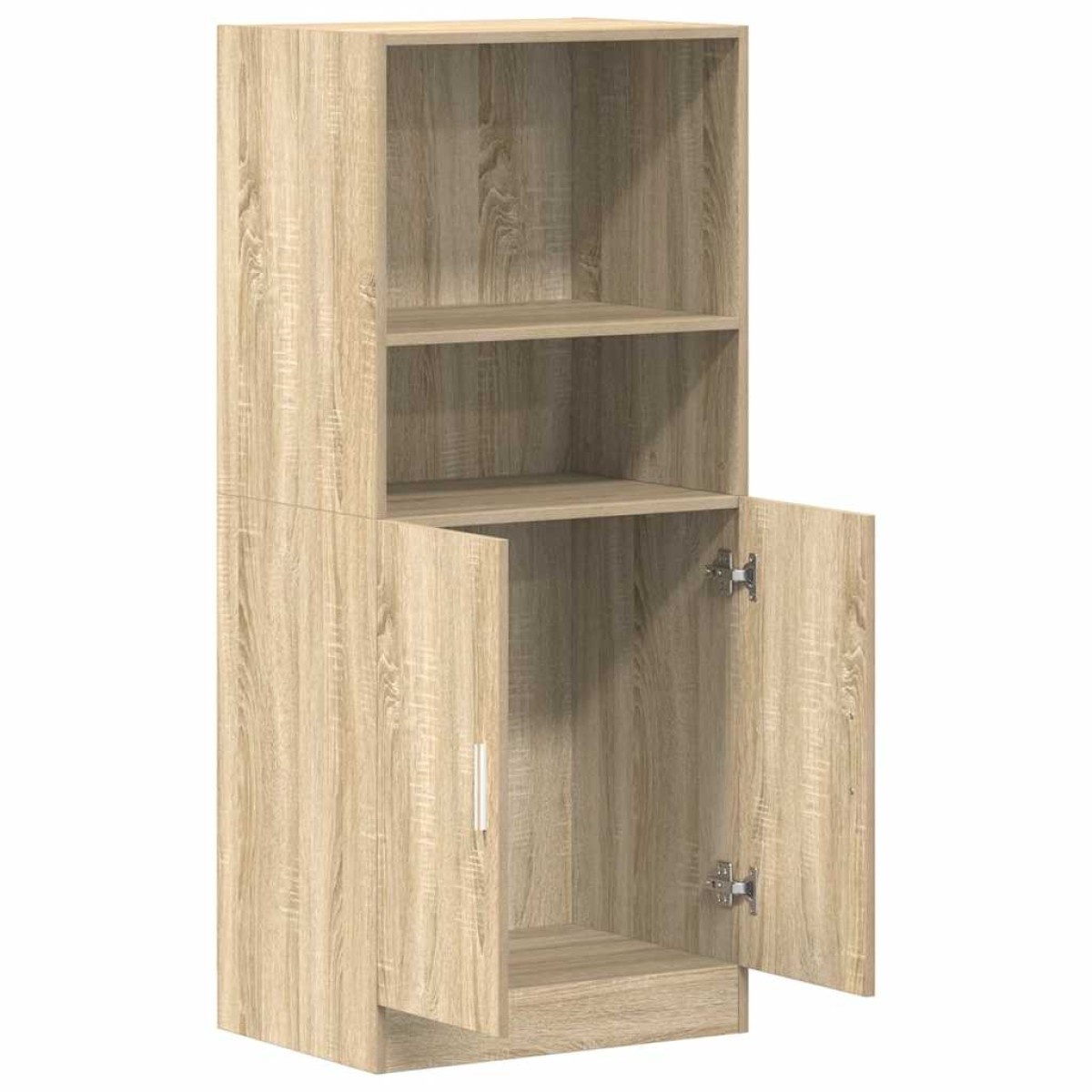 vidaXL Στήλη Κουζίνας Sonoma Δρυς 57x41,5x131,5 εκ. Επεξεργασμένο Ξύλο