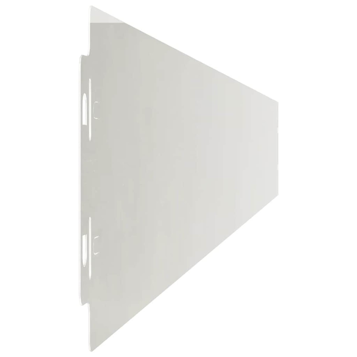 vidaXL Περίγραμμα γκαζόν 10 τμχ. 10 x 103 cm Ανοξείδωτο Ατσάλι Ασημί