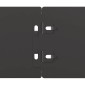 vidaXL Περίγραμμα γκαζόν 50 τμχ. 10 x 103 cm Κρύα έλαση από χάλυβα