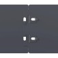vidaXL Περίγραμμα γκαζόν 50 τμχ. 10 x 103 cm Κρύα έλαση από χάλυβα