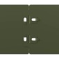 vidaXL Περίγραμμα γκαζόν 50 τμχ. 10 x 103 cm Κρύα έλαση από χάλυβα