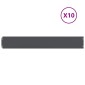 vidaXL Περίγραμμα γκαζόν 10 τμχ. 15 x 103 cm Κρύα έλαση από χάλυβα
