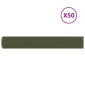 vidaXL Περίγραμμα γκαζόν 50 τμχ. 15 x 103 cm Κρύα έλαση από χάλυβα