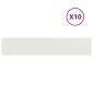 vidaXL Περίγραμμα γκαζόν 10 τμχ. 20 x 103 cm Κρύα έλαση από χάλυβα