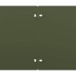 vidaXL Περίγραμμα γκαζόν 10 τμχ. 20 x 103 cm Κρύα έλαση από χάλυβα