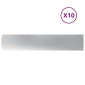 vidaXL Περίγραμμα γκαζόν 10 τμχ. 20 x 103 cm Γαλβανισμένος Χάλυβας