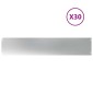 vidaXL Περίγραμμα γκαζόν 30 τμχ. 20 x 103 cm Γαλβανισμένος Χάλυβας