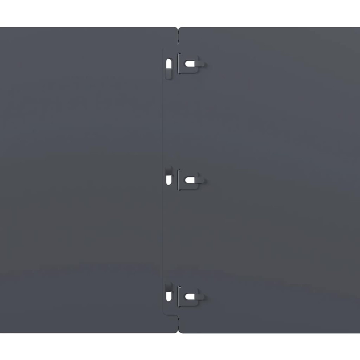 vidaXL Περίγραμμα γκαζόν 10 τμχ. 25 x 103 cm Κρύα έλαση από χάλυβα
