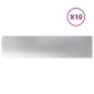 vidaXL Περίγραμμα γκαζόν 10 τμχ. 25 x 103 cm Γαλβανισμένος Χάλυβας