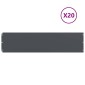 vidaXL Περίγραμμα γκαζόν 20 τμχ. 25 x 103 cm Κρύα έλαση από χάλυβα