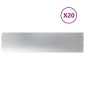 vidaXL Περίγραμμα γκαζόν 20 τμχ. 25 x 103 cm Γαλβανισμένος Χάλυβας