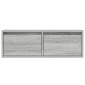 vidaXL Έπιπλο Τηλεόρασης με LED Γκρι Sonoma 75x35,5x25 εκ.