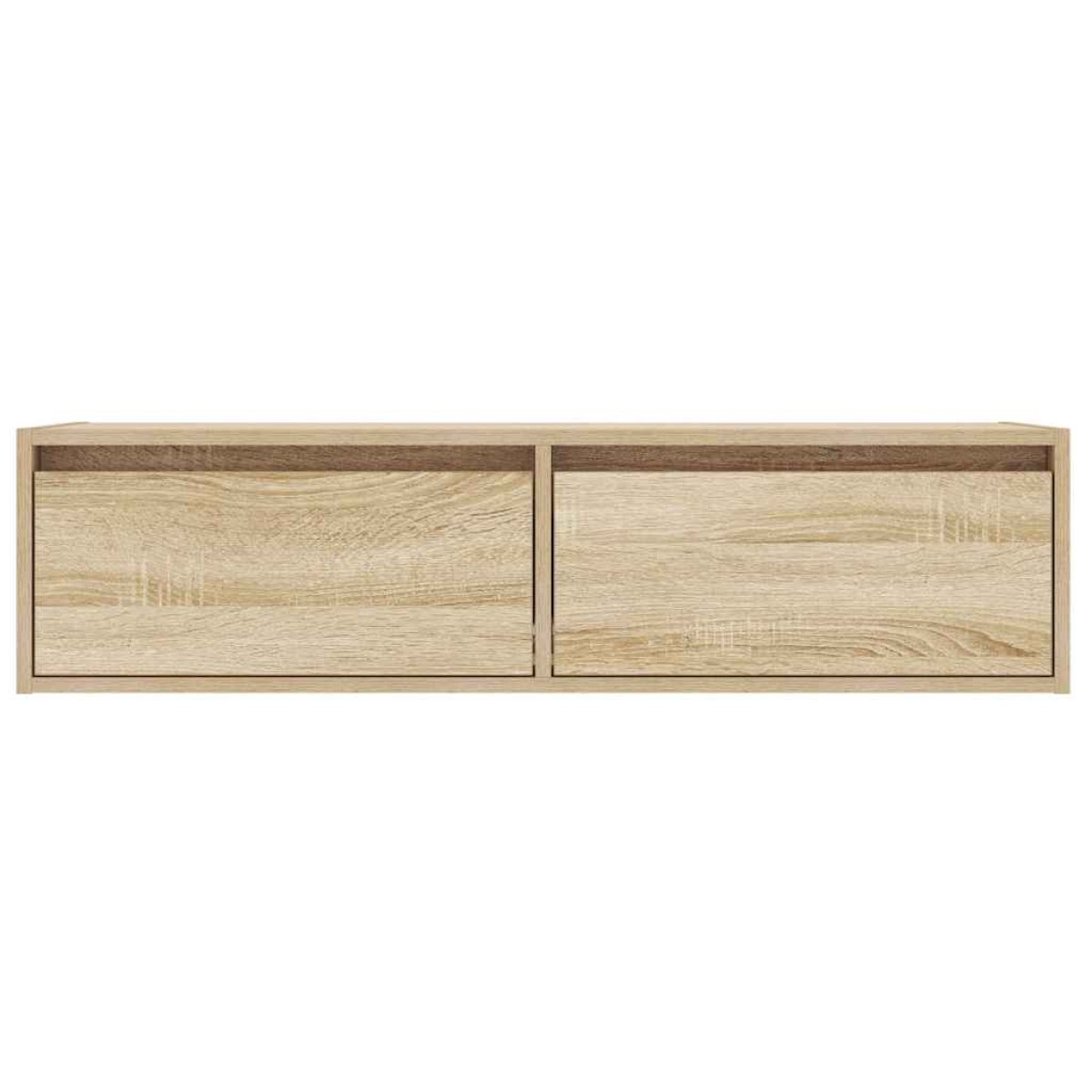 vidaXL Έπιπλο Τηλεόρασης με LED Sonoma Δρυς 100X35,5x25 εκ.