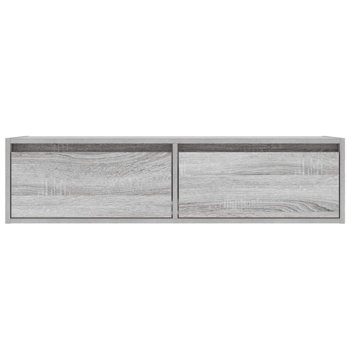 vidaXL Έπιπλο Τηλεόρασης με LED Γκρι Sonoma 100X35,5x25 εκ.