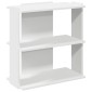 vidaXL Βιβλιοθήκη 3 επιπέδων Λευκό 60x30x60 cm Ξύλινη κατασκευή