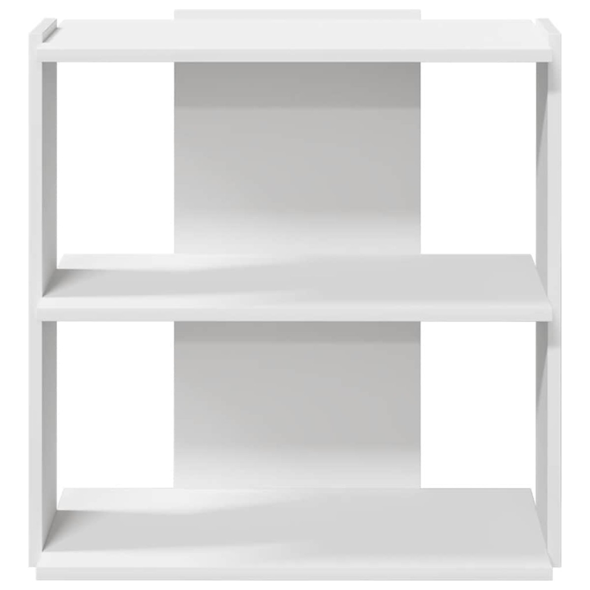 vidaXL Βιβλιοθήκη 3 επιπέδων Λευκό 60x30x60 cm Ξύλινη κατασκευή
